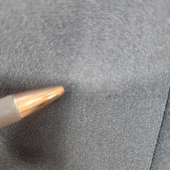 Anne Klein Black Suit Womens 12 Jacket Skirt Set Fully Lined Slits Business Work - Picture 8 of 13